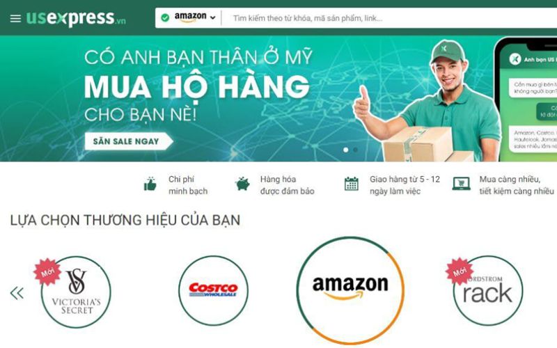 web order hàng mỹ uy tín Usexpress
