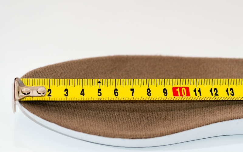 Cách tính size giày của Mỹ bằng thước đo